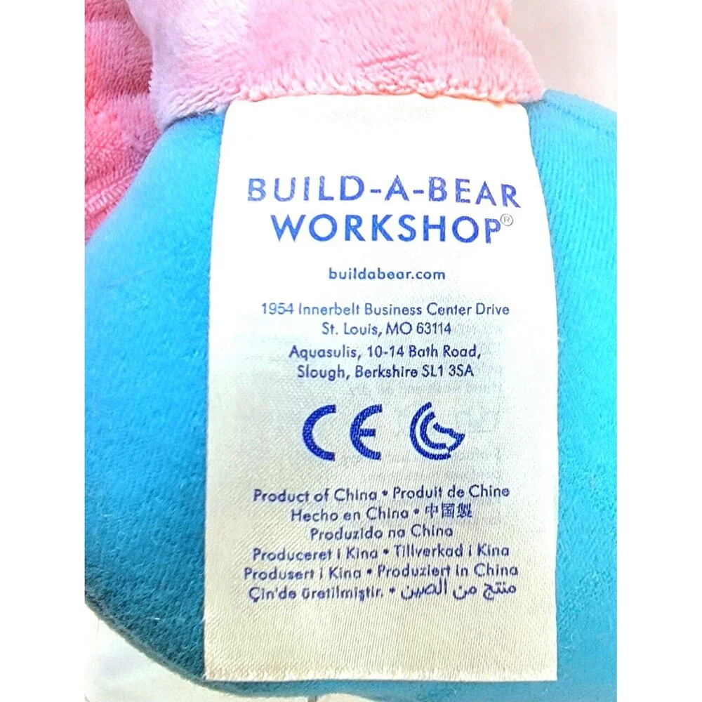 Build A Bear Trolls Princess POPPY Plush Rainbow Hair Doll BAB Stuffed Doll 16